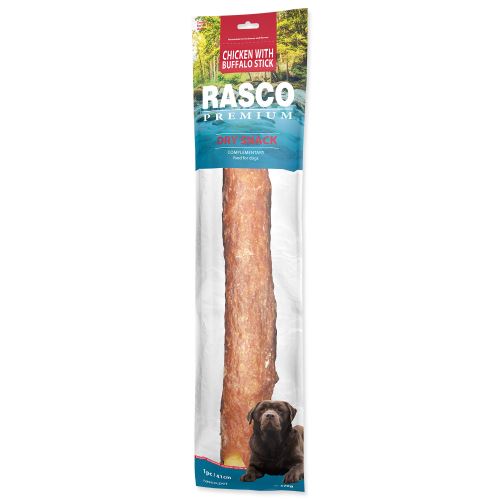 Pochoutka RASCO Premium tyčinka bůvolí obalená kuřecím masem 170g