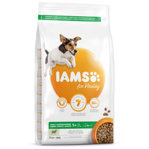 IAMS Dog Adult Small &amp; Medium Lamb 3kg