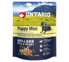 ONTARIO Puppy Mini Lamb &amp; Rice