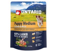 ONTARIO Puppy Medium Lamb &amp; Rice