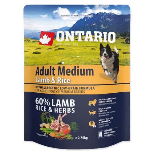 ONTARIO Adult Medium Lamb &amp; Rice