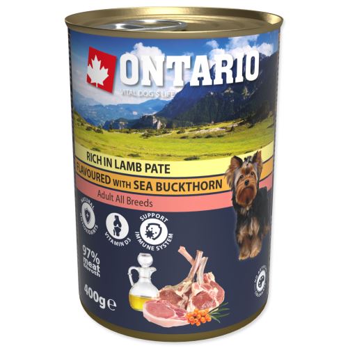 ONTARIO Rich In Lamb Pate Flavoured with Sea Buckthorn