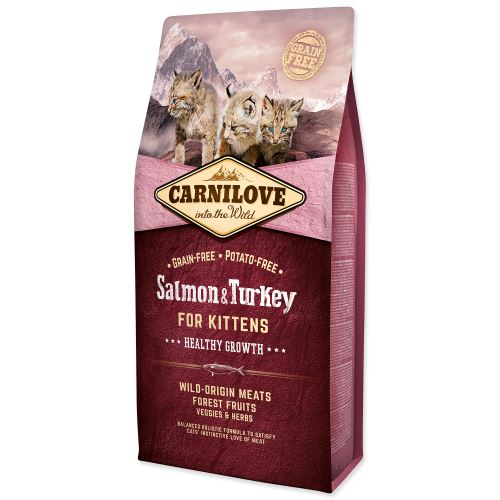 CARNILOVE Salmon and Turkey kittens Healthy Growth