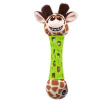 BeFUN TPR+plyš žirafa puppy 1ks