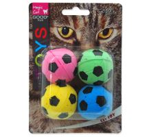 MAGIC CAT míček pěnový fotbalový 3,75 cm 4ks