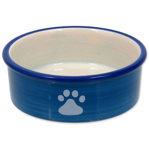 MAGIC CAT keramická miska kočičí tlapka modrá 12,5 cm 1ks