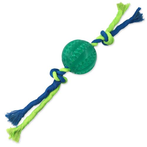 DF DENTAL MINT míček s provazem zelený