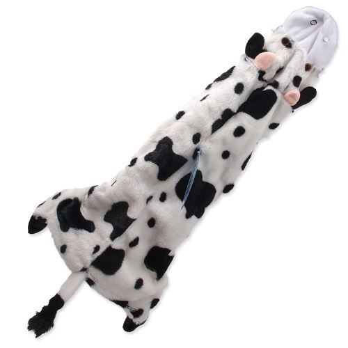 DOG FANTASY Skinneeez návlek na láhev kráva 60 cm 1ks