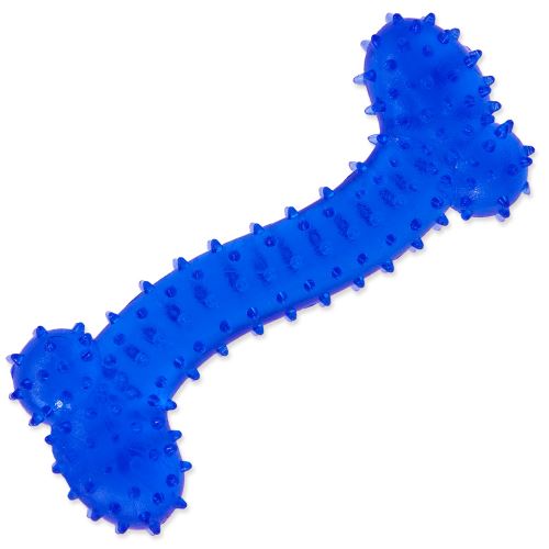 DOG FANTASY kost gumová modrá 11 cm 1ks