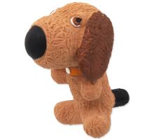 DOG FANTASY Latex pes se zvukem 9 cm 1ks