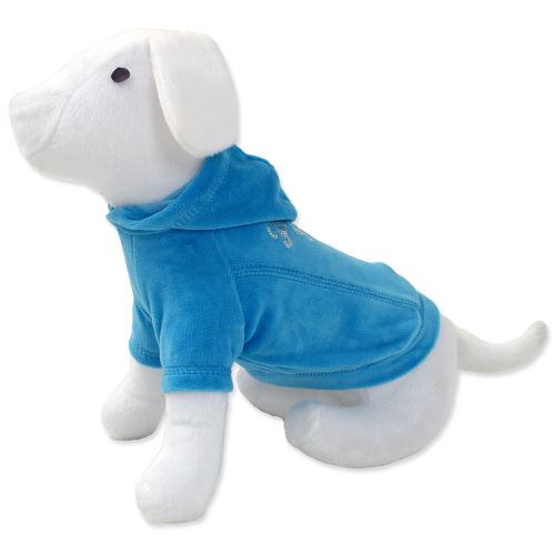 DOG FANTASY Triko s kapucí modré