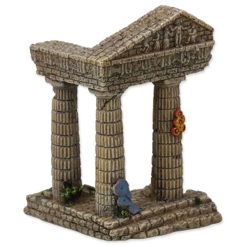 Dekorace AQUA EXCELLENT Zřícenina chrámu 7,5 cm 1ks
